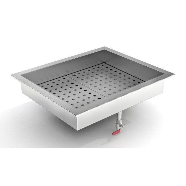 GEMAHLENES EIS BEHÄLTER EINBAU 2/1 GN