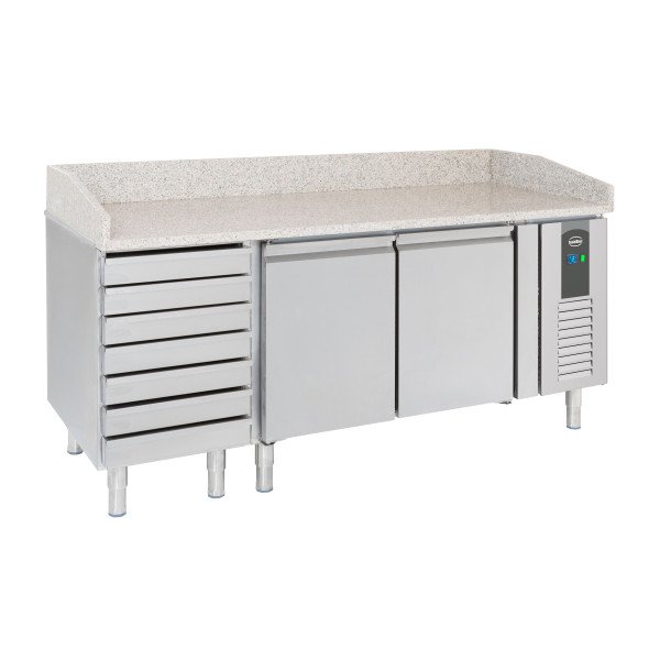 PIZZATISCH 2 TÜREN 7 TEIGSCHUBLADEN