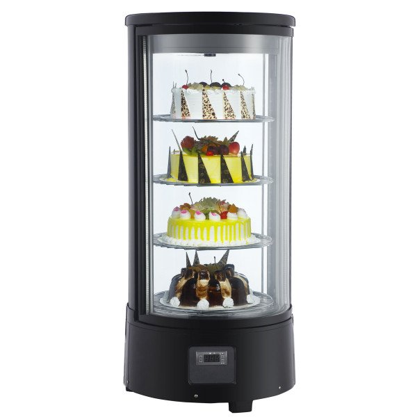 ROTIERENDE KÜHLVITRINE 72L