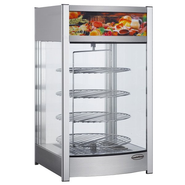 ROTIERENDE WÄRMEVITRINE 97L