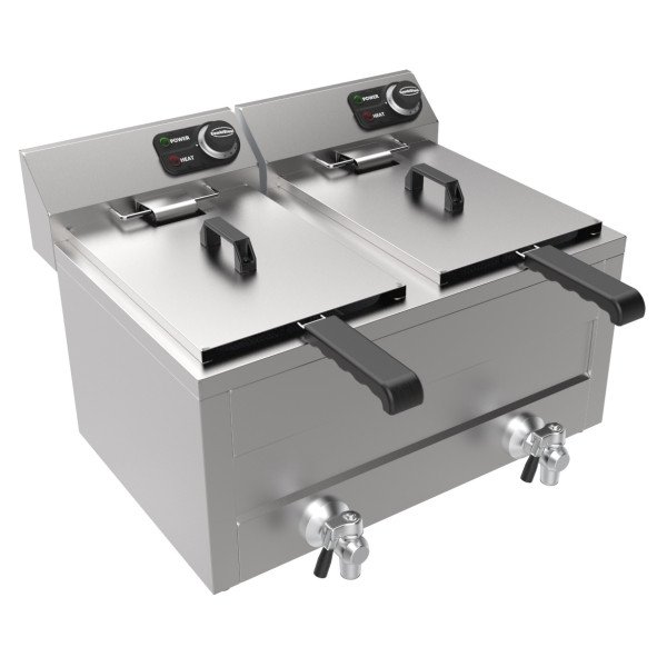ELEKTRO TISCHFRITEUSE 2X8L 2X3KW