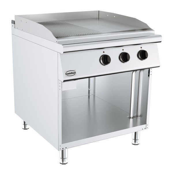 BASE 900 ELEK. GRILLPLATTE GERILLT/GLATT