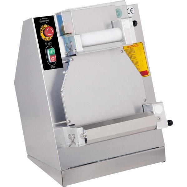 TEIGAUSROLLER 40CM GERADE - KOMPLETT AUS EDELSTAHL