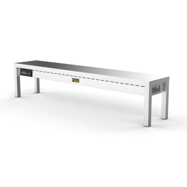 AUFSATZBORD KERAMISCH BEHEIZT 1 STUFIG 2000  6 HEATERS OF 250W