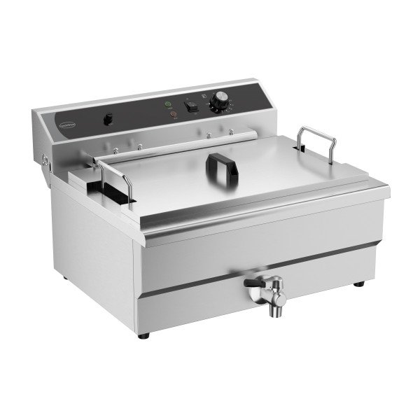 ELEKTRO TISCHFRITEUSE 25L - MIT ABFLUSSVENTIL