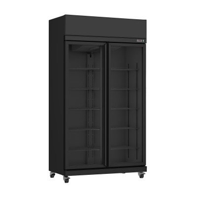 KÜHLSCHRANK 2 GLASTÜREN...