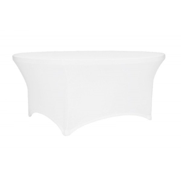 Elastische Tischhusse FLEX LUX R – Flexibler. elastischer Banketttischbezug aus Polyester-Elasthan-Mischung