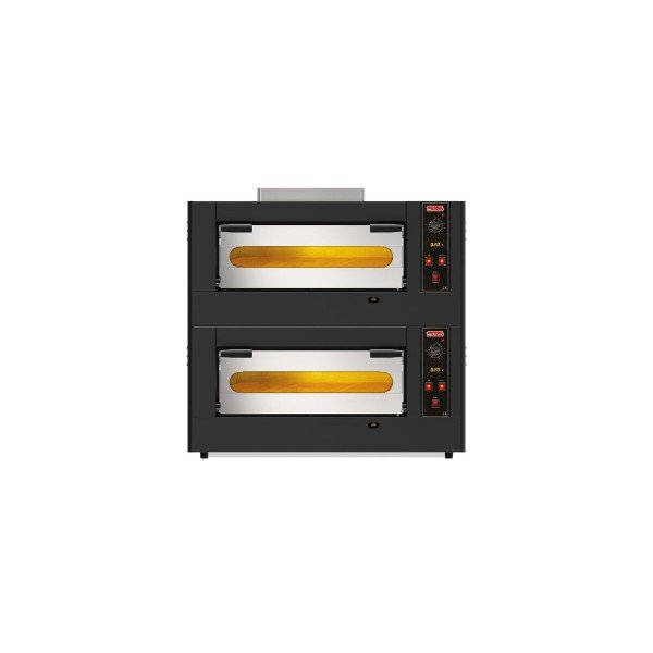 Gas Pizzaofen Classic / 9+9x30cm / Breit / 48 kW