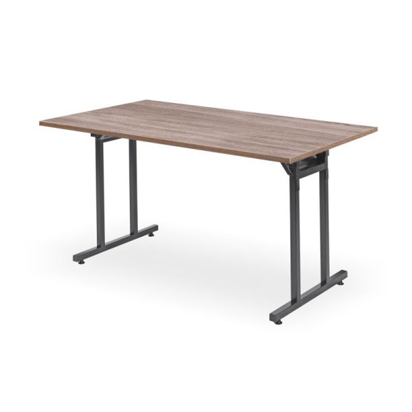 Banketttisch T-300 mit klappbarem Stahlrahmen und melaminbeschichteter Tischplatte – robust und komfortabel