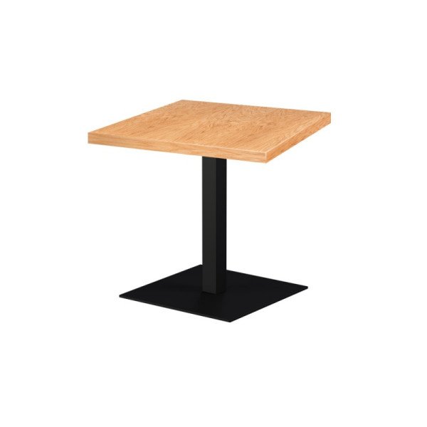 Café-Tisch ALFA XL mit furnierter Holzplatte – robust & elegant für Innen & Außen
