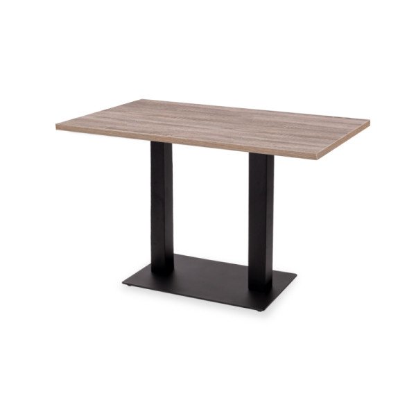 Bistrotisch ALFA DUO mit laminierten Platten – robust & wetterbeständig für HoReCa-Bereiche
