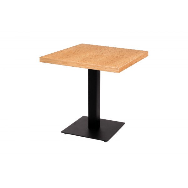 Bistrotisch ALFA S mit furnierten Platten – robust & wetterbeständig für HoReCa-Bereich