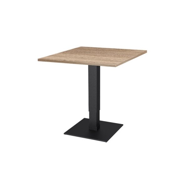 ADAPTIVE Café-Tisch mit höhenverstellbarer laminierter Tischplatte – flexibel & robust