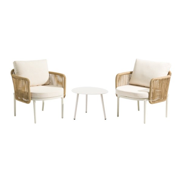 Technorattan Set MARE – Elegantes Outdoor-Set mit maritimem Flair