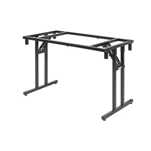 Bankett-Tischbasis EC-T mit mittigen Beinen für mehr Beinfreiheit und einfache Handhabung