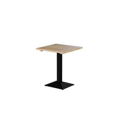 Tisch mit Holzplatte GIZA –...