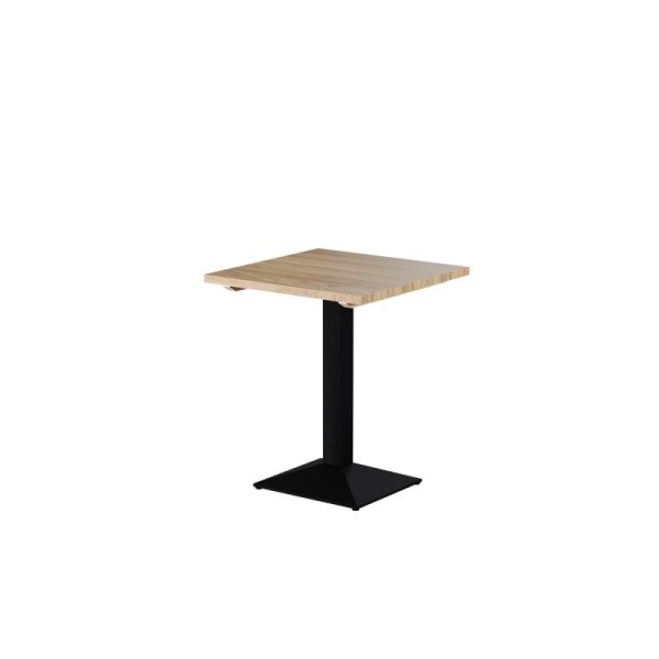 Tisch mit Holzplatte GIZA – Moderner Holztisch für Cafés und Bistros