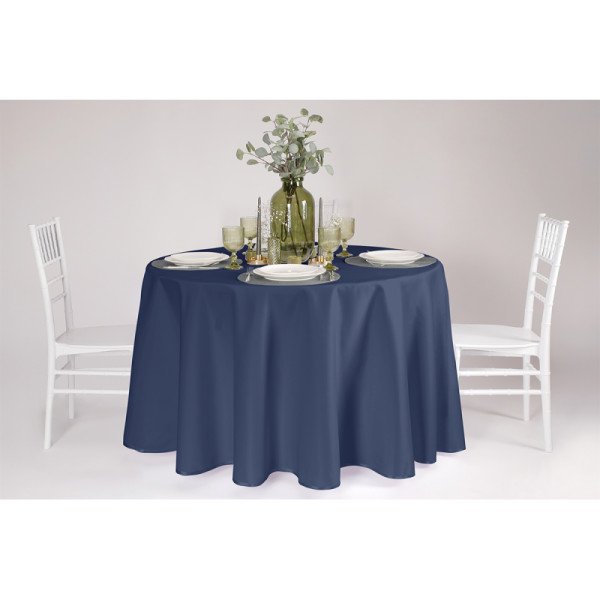 Tischdecke TB-200 marineblau 320 cm – fleckgeschützt. robust & elegant