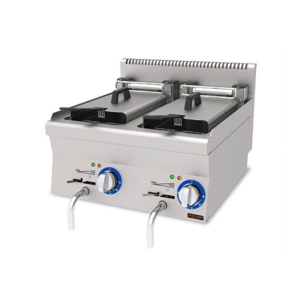 Elektro Fritteuse / 2X9 lt. / 15 kW / Premium Serie 600