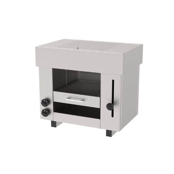Gas Salamander / Pita Ofen / 2 Heizzonen - 6,2 kW / mit Aufzug