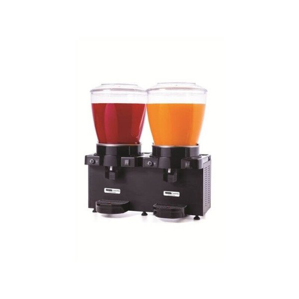 Doppel Saftspender Getränkespender Dispenser 2x22 lt.