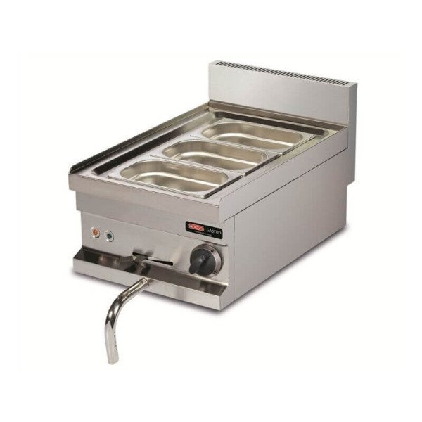 Bain-Marie / 13 lt. / mit Ablasshahn / 3/4 GN