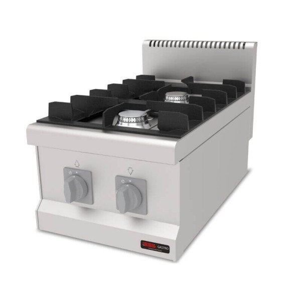 Gasherd mit 2 Brenner / 2x6.3 kW / Premium Serie 700
