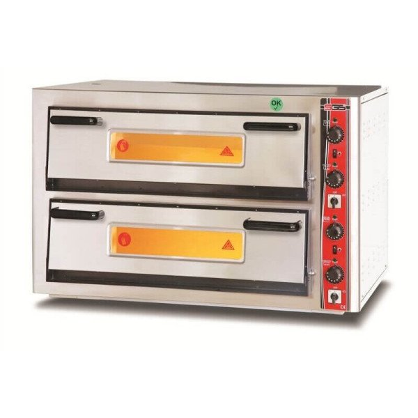Elektro Pizzaofen Classic / 6+6x30 cm / Ohne Thermometer / Breit / PO/9262 DE