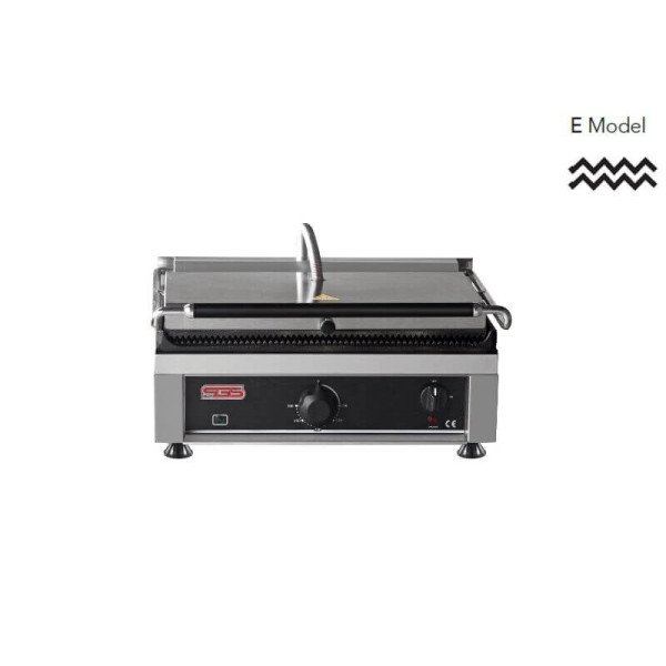 Kontaktgrill / Oben / Unten Gerillt / 2,5 kW / Tischgrill / Paninimaker