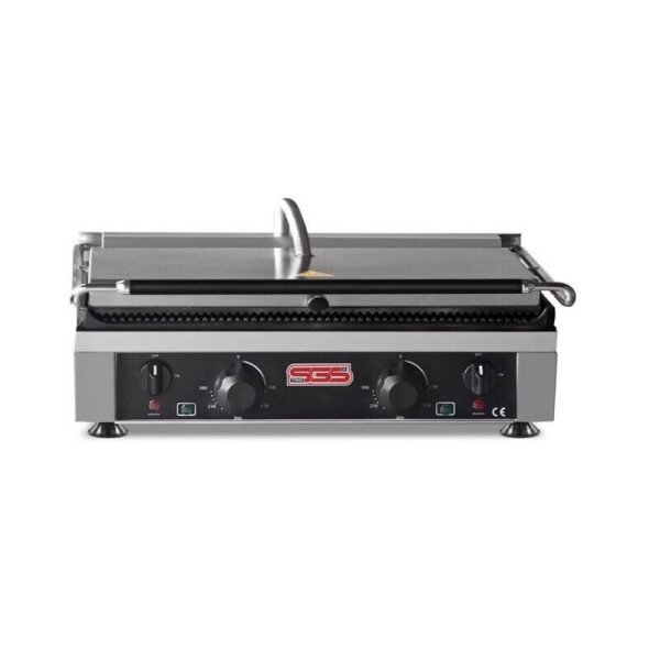 Kontaktgril / Oben-Unten gegrillt / 3+3 kW / 40x60 cm / 230 V