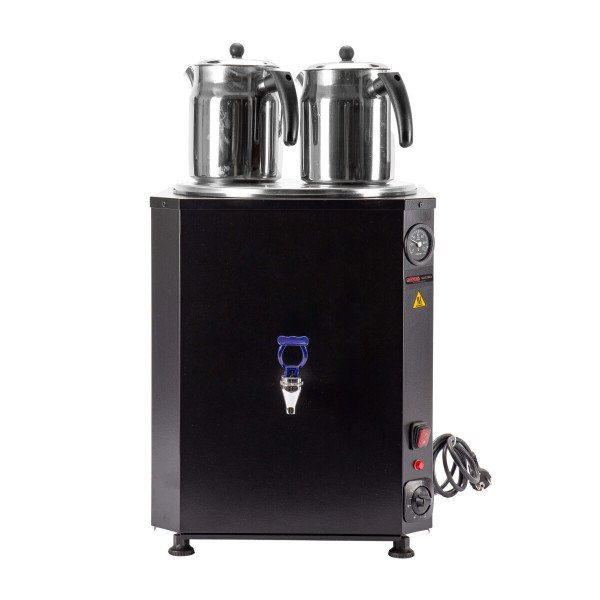 Schwarz Samower / Schwarz Teekocher Mit 2 Kannen / 25 lt. / 2,5 kW