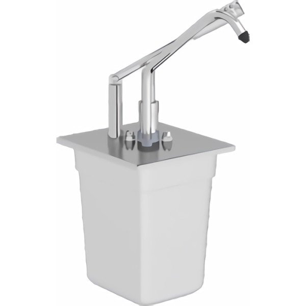 Saucenspender mit Pumpe GN 1/6 (200 mm), 3 Liter