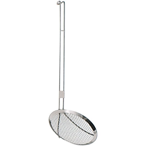 Edelstahl Netzschaumlöffel, Ø 20 cm, Stiellänge 45 cm