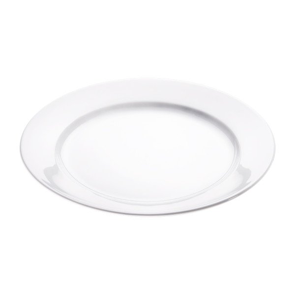 Stalgast 3 flache Teller, reinweißes Hotelporzellan, Serie Isabell, Ø 280 mm