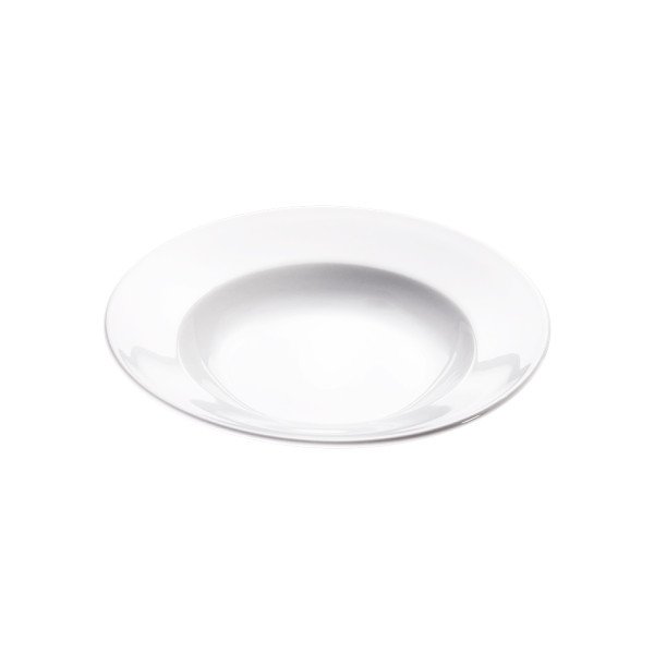 Suppenteller, reinweißes Hotelporzellan, Serie Isabell, Stalgast, Ø 230 mm