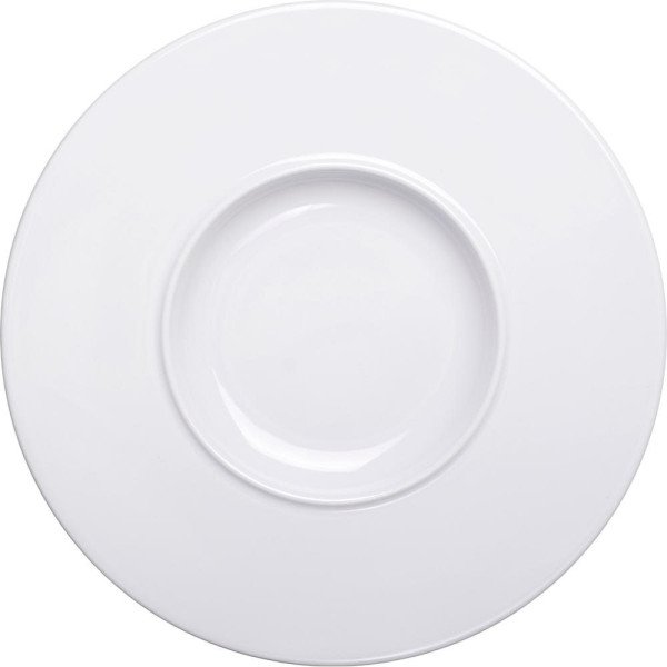 Pasta-/Dessertteller, flach, Serie Muza, weiß, Ø 300 mm, 6 Stück