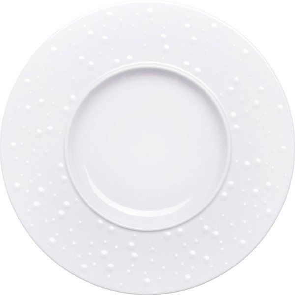 Pasta-/Dessertteller, flach, Serie Rosa, weiß, Ø 300 mm, 6 Stück