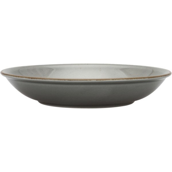 Teller tief, Serie Hotel, grau, braun gesprenkelt, Ø 230 mm, 12 Stück