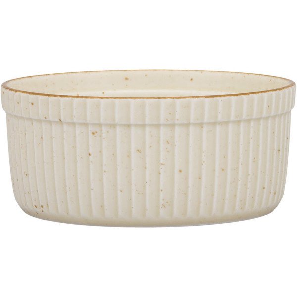 Schale, Serie Ameryka, cremefarben, braun gesprenkelt, Ø 115 mm, 12 Stück