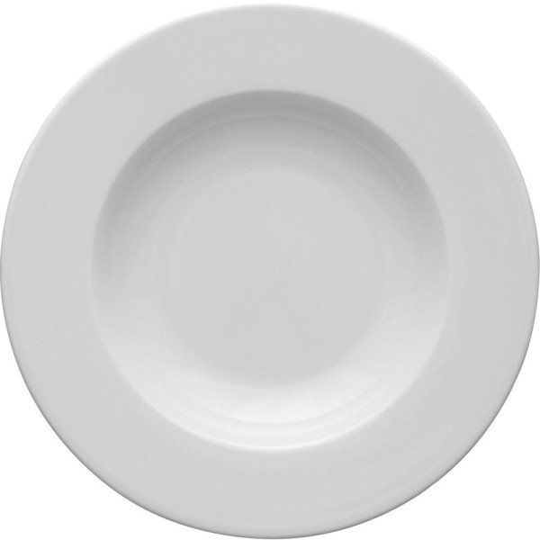 Tiefer Teller aus Porzellan, weiß, Serie Versailles, Lubiana, D. 225 mm