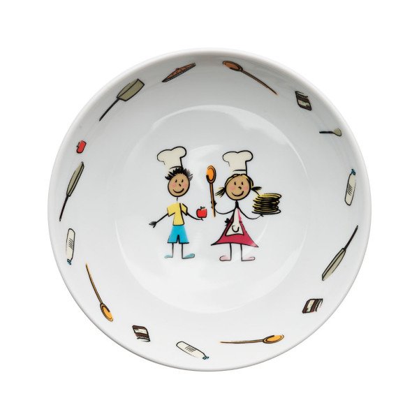 Porzellan Kindergeschirr Teller tief Ø 180 mm