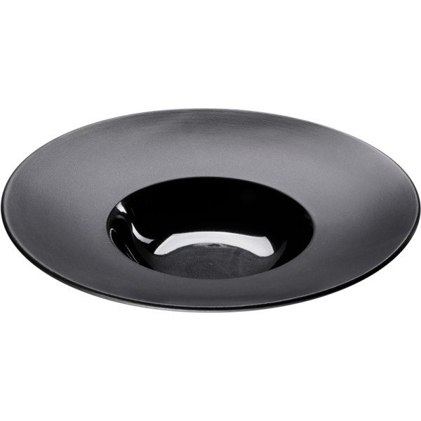 Porzellan Suppenteller aus der Serie Gourmet Kontrast, schwarz, Ø 230 mm