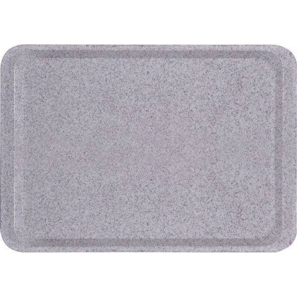 Polyestertablett 530x370 mm, Farbe Granit