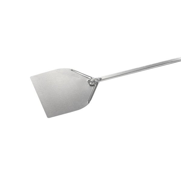 Pizzaschaufel aus Aluminium, eckige Schaufel 320x300 mm, Gesamtlänge 1520 mm