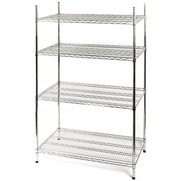 Stalgast Lagerregal aus Chromstahl 1525x455x1800 mm (BxTxH)