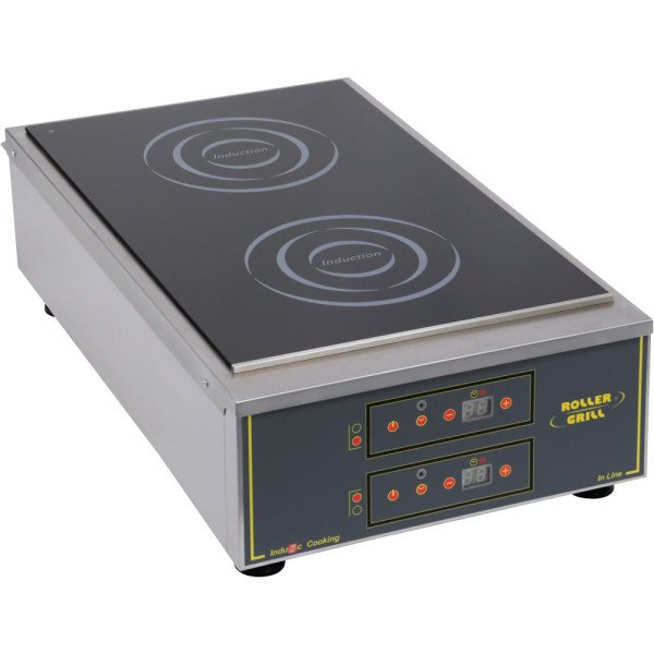 Roller Grill Induktions-Kochfeld, 2x Ø 280 mm, 2x 3 kW
