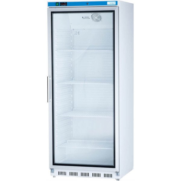 Stalgast weißer Kühlschrank GT76 mit Glastür, 469 Liter