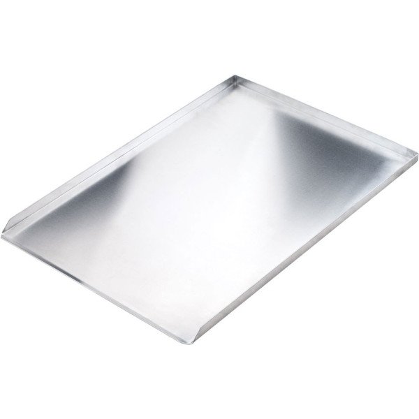 3-Rand-Backblech aus Aluminium, Bäckernorm 600x400 mm