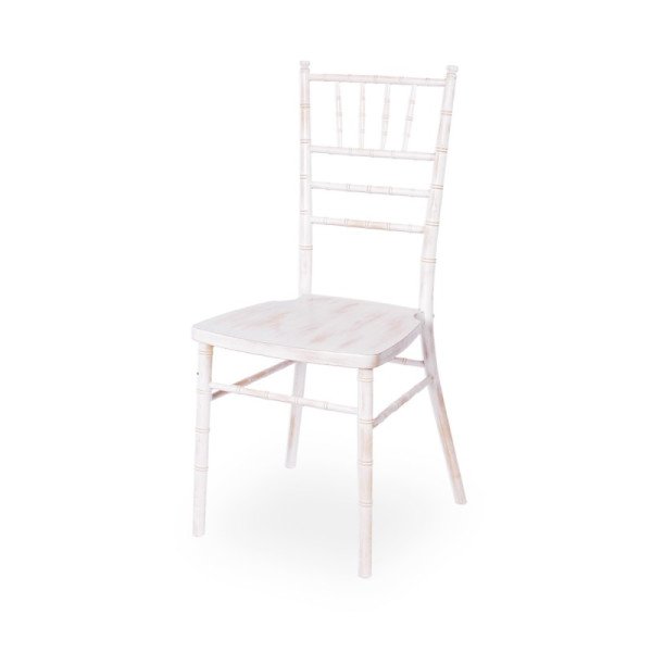 Catering Stuhl CHIAVARI TIFFANY WOOD Lime-Wash – Moderner Holzstuhl für Events