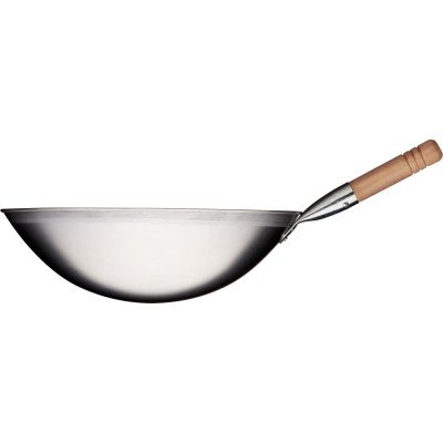 Wok-Pfanne, Edelstahl...
